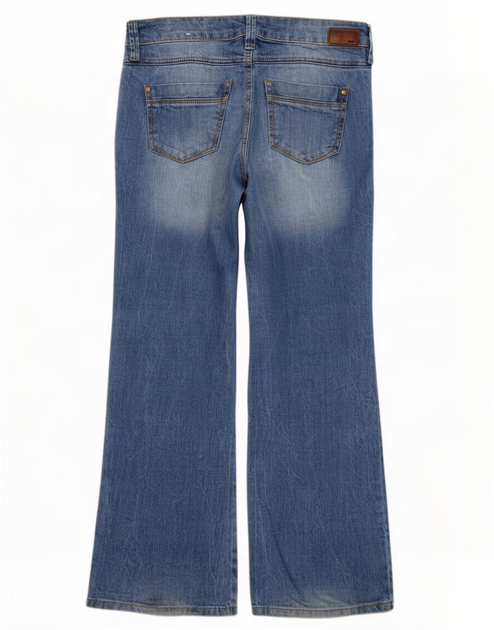 Esprit Damen Bootcut Jeans W29 L30 Blaue Baumwolle