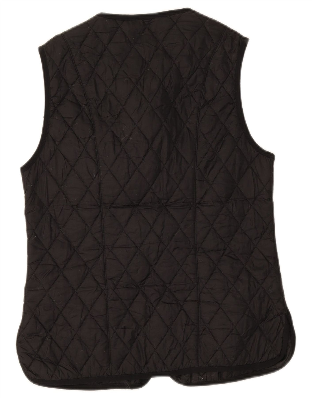 Barbour Damen Steppweste UK 12 Medium Schwarz