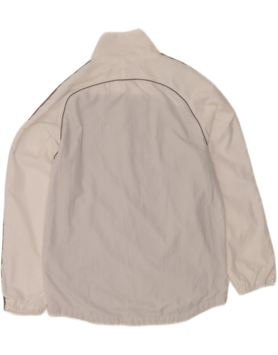 Champion Herren-Trainingsanzug-Top-Jacke, großes weißes Polyester