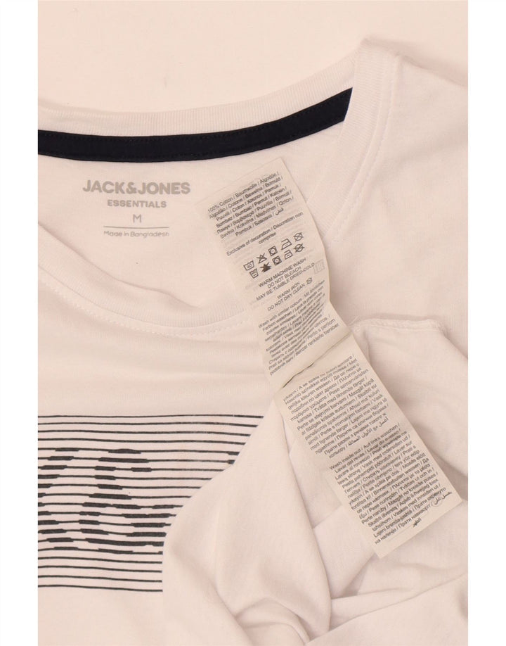 Jack & Jones Herren-T-Shirt mit Grafik, mittelweiße Baumwolle