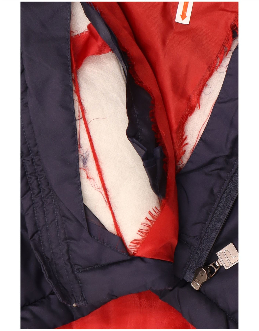 Fila Herren Wattierte Jacke UK 42 XL Marineblau Polyamid
