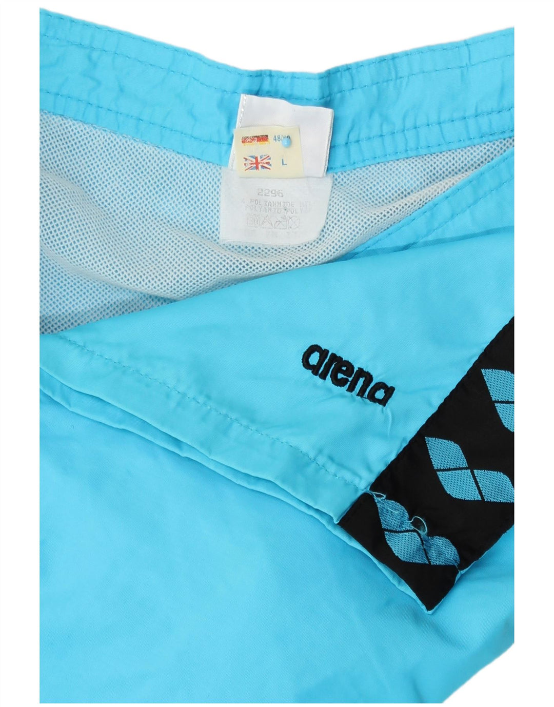Arena Herren-Badeshorts mit Grafik, groß, blau, Polyamid