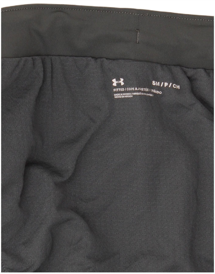 Under Armour Herren-Sportshorts, Größe S, Grau, Farbblock