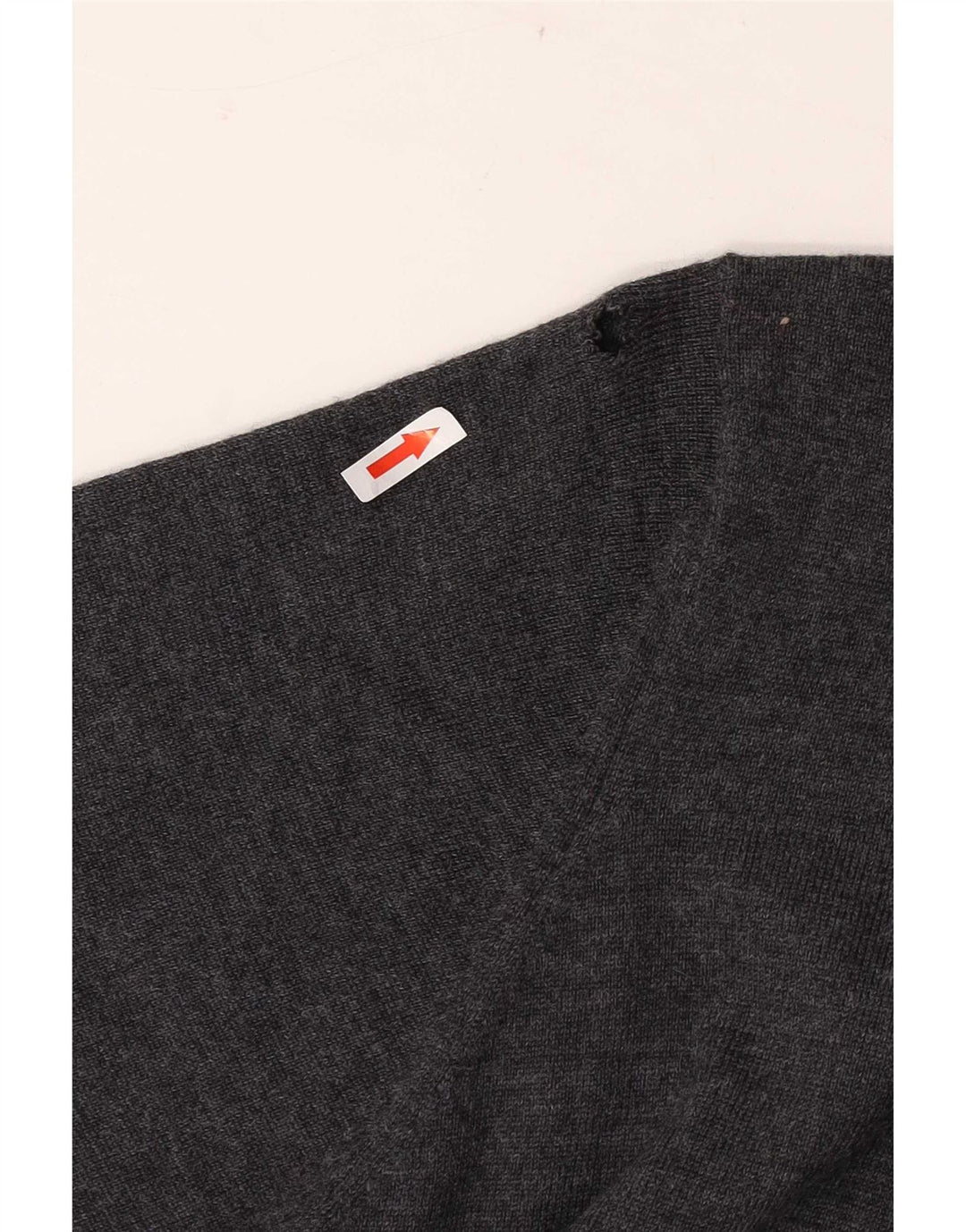 Zara Herren-Cardigan-Pullover aus mittelgrauer Wolle