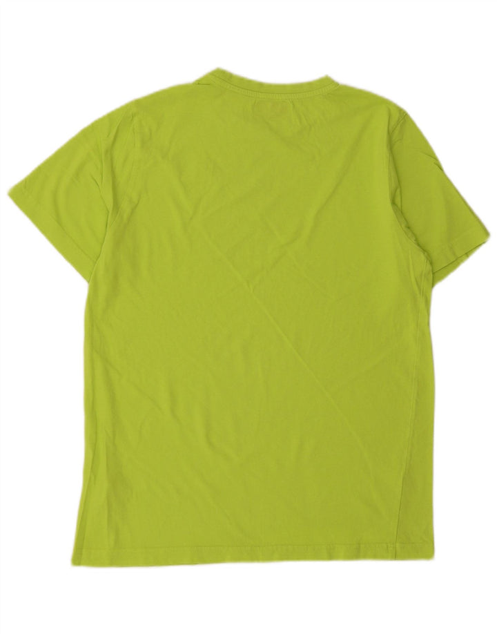 KAPPA Mens T-Shirt Top Medium Green Cotton
