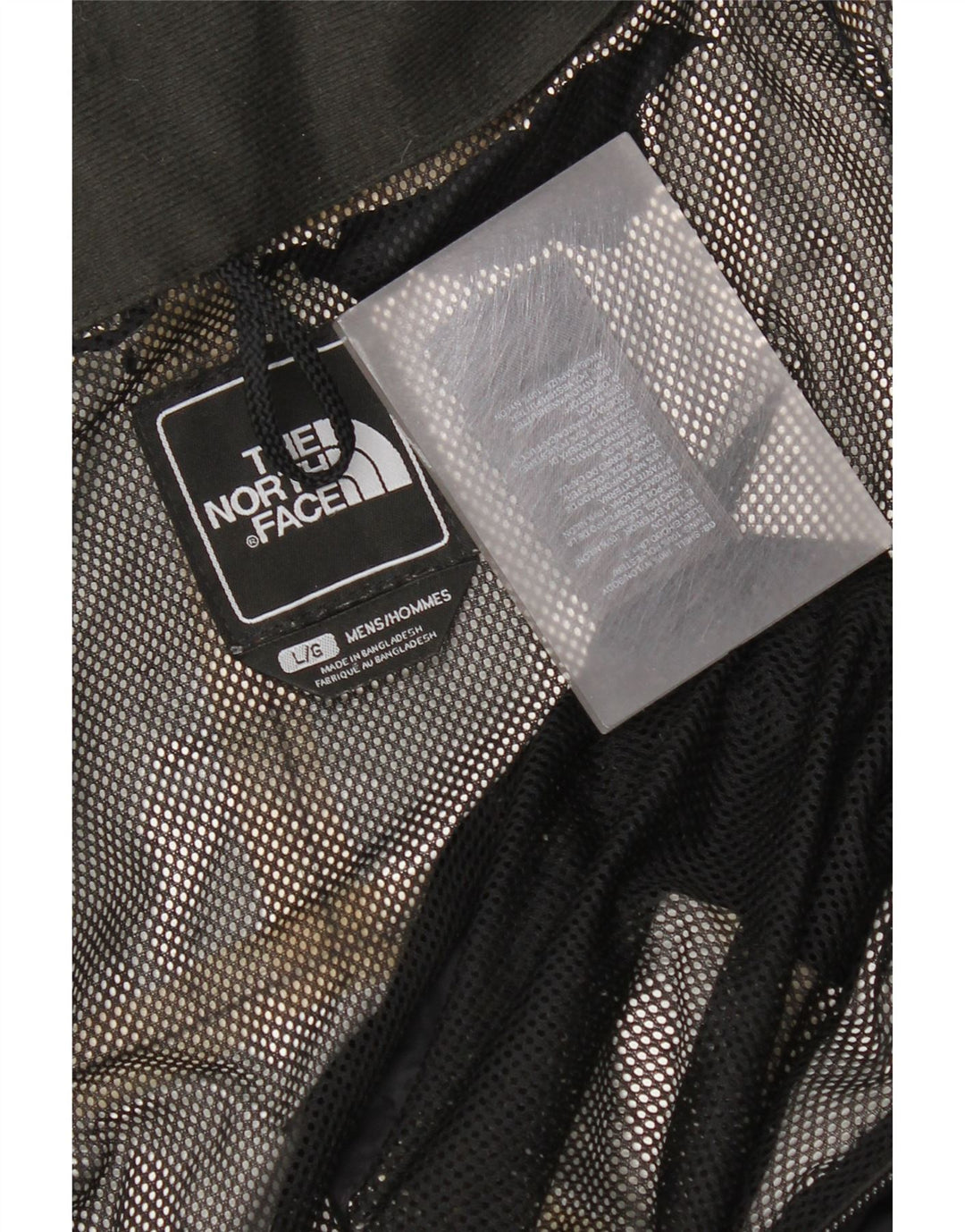 The North Face Herren-Regenjacke mit Kapuze, UK 40, großes schwarzes Nylon