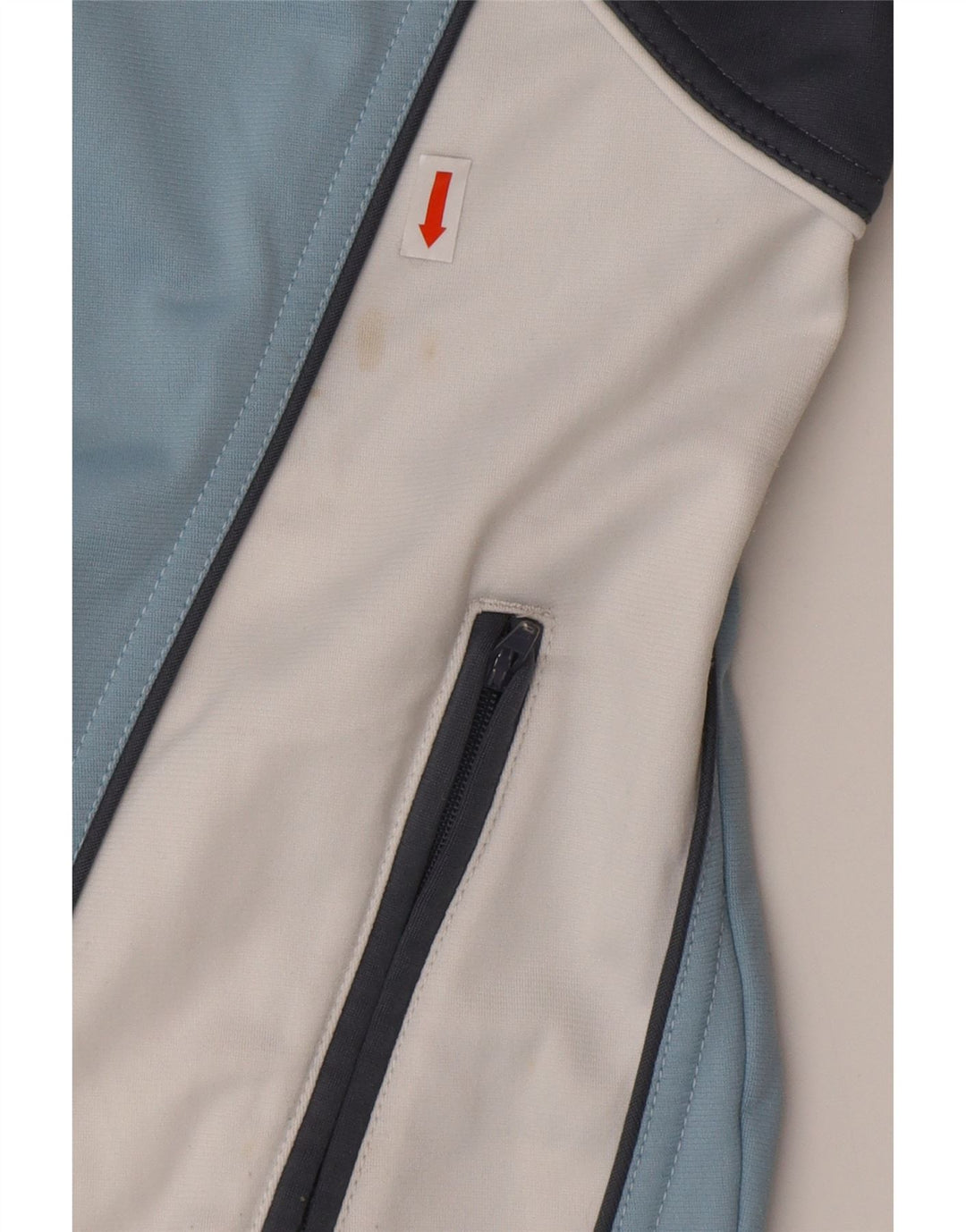 LOTTO Damen-Trainingsanzug-Oberteiljacke UK 20 2XL Blauer Farbblock