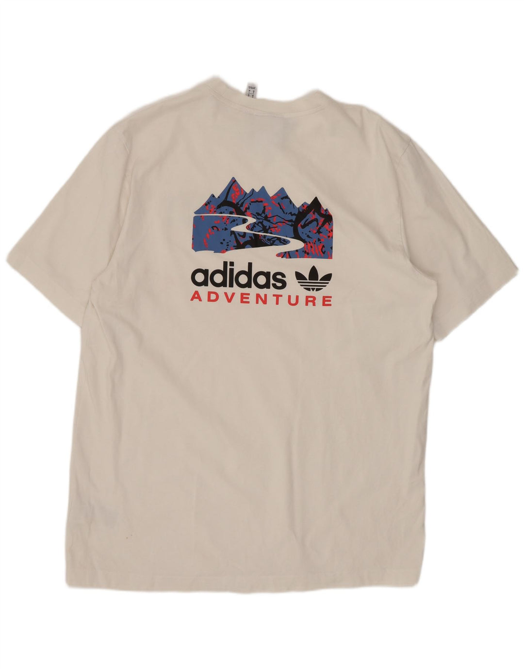 Adidas Herren Grafik T-Shirt Top Medium Weiß Sport