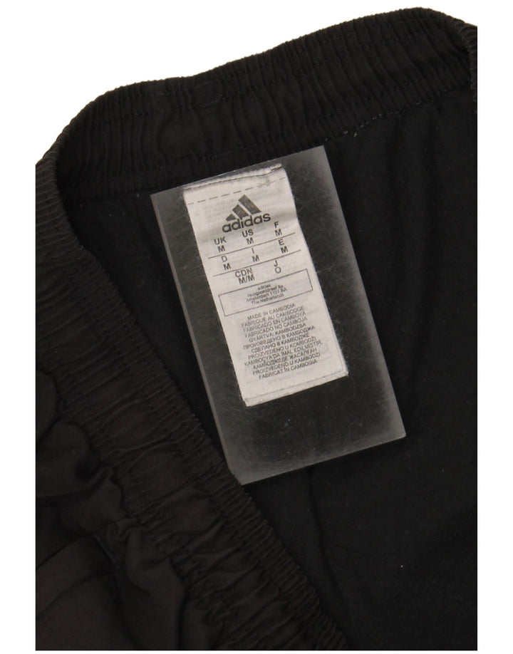 ADIDAS Mens Tracksuit Trousers Joggers Medium  Black Polyester