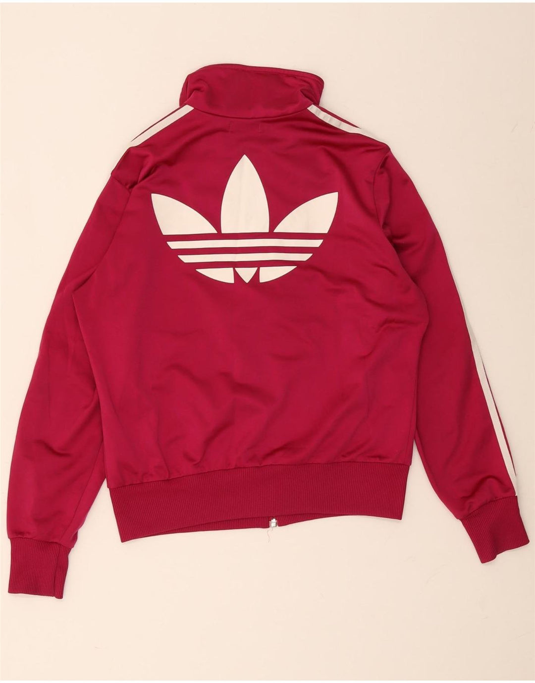 Adidas Damen Graphic Trainingsanzug Top Jacke EU 42 Mittelrosa Polyester
