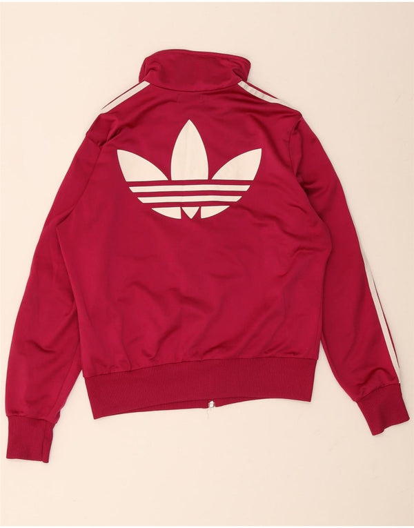 Adidas Damen Graphic Trainingsanzug Top Jacke EU 42 Mittelrosa Polyester