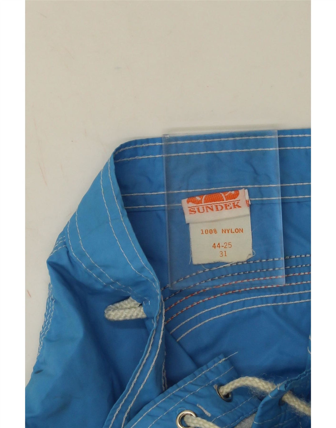 Sundek Herren-Badeshorts aus mittelblauem Nylon