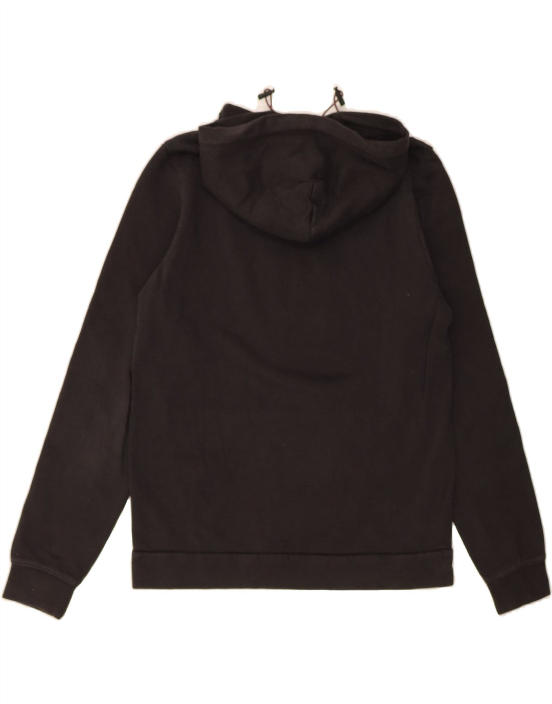 TOMMY HILFIGER Mens Graphic Hoodie Jumper Medium Black Cotton Vintage Tommy Hilfiger and Second-Hand Tommy Hilfiger from Messina Hembry 