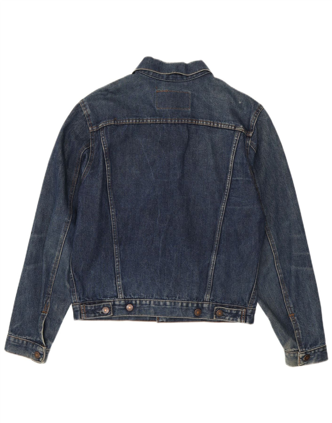Vintage Herren Jeansjacke UK 40 Large Marineblau