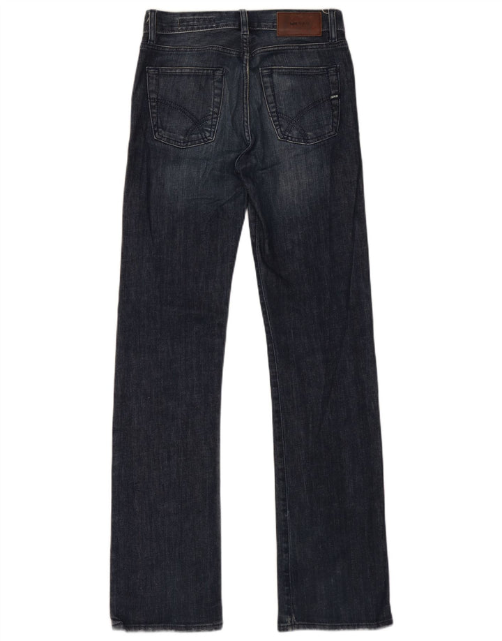 Gas Herren Bootcut Jeans W28 L34 Marineblaue Baumwolle