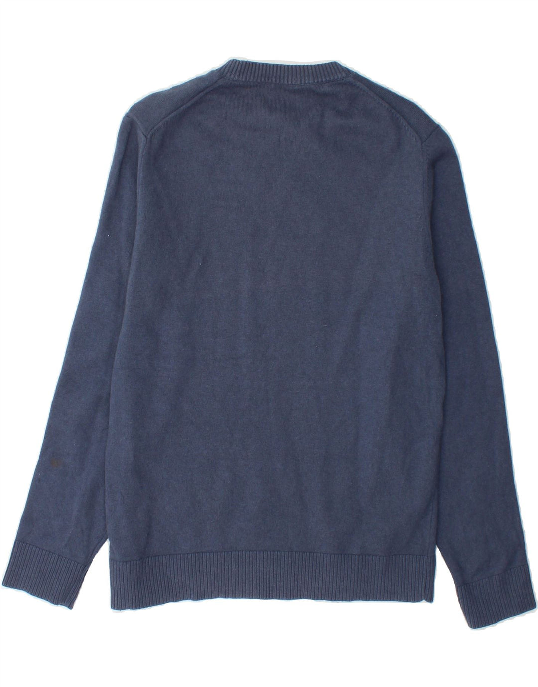 MASSIMO DUTTI Womens Crew Neck Jumper Sweater UK 14 Medium Navy Blue Vintage Massimo Dutti and Second-Hand Massimo Dutti from Messina Hembry 
