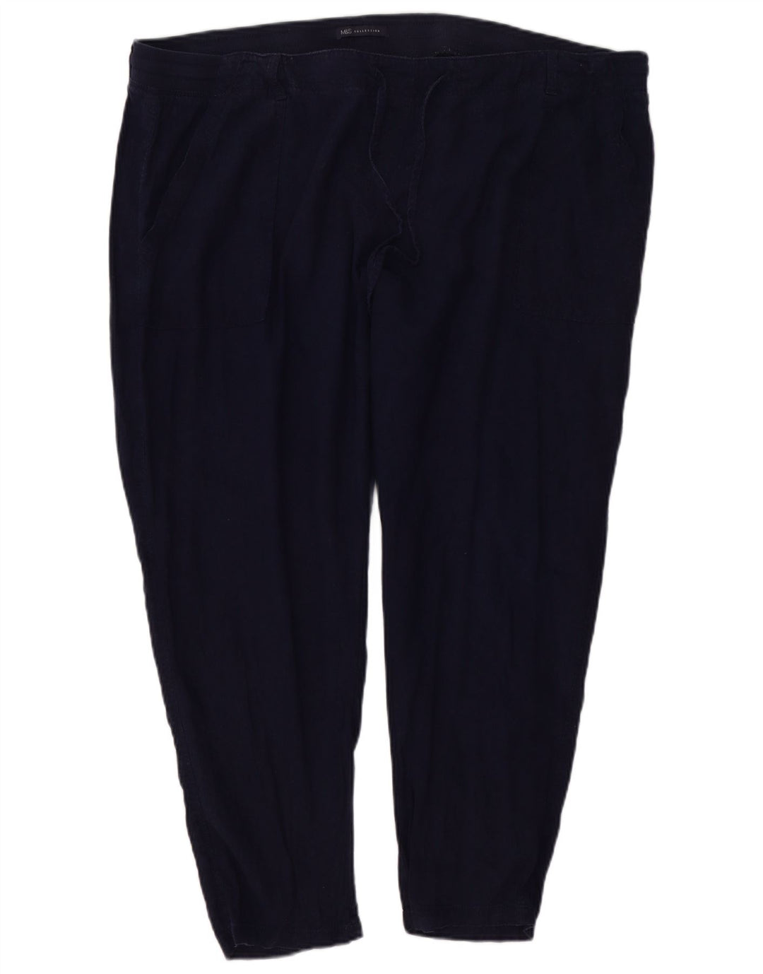 Marks & Spencer Damen Slim Chino-Hose W46 L26 Marineblau