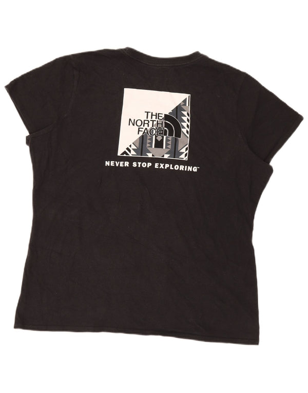 The North Face Womens Graphic T-Shirt Top UK 18 XL Schwarz Sport