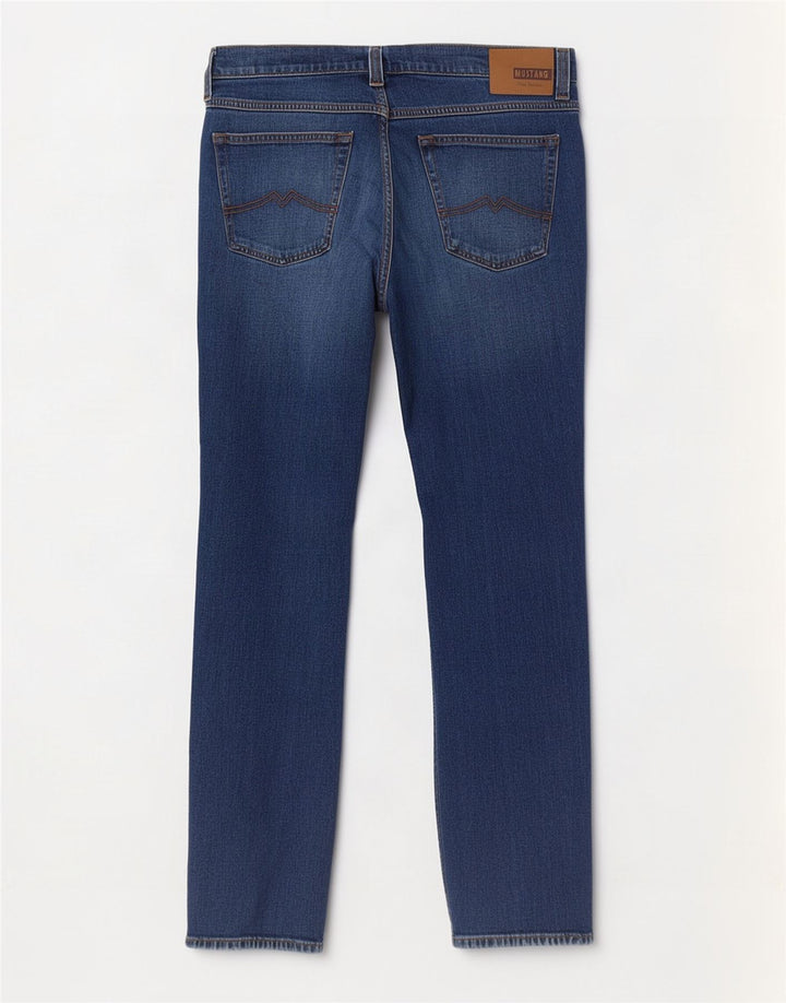 Mustang Herren Straight Jeans W32 L31 Marineblau