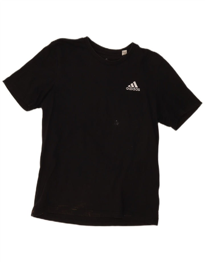 Adidas Herren T-Shirt Top Small Schwarz Baumwolle