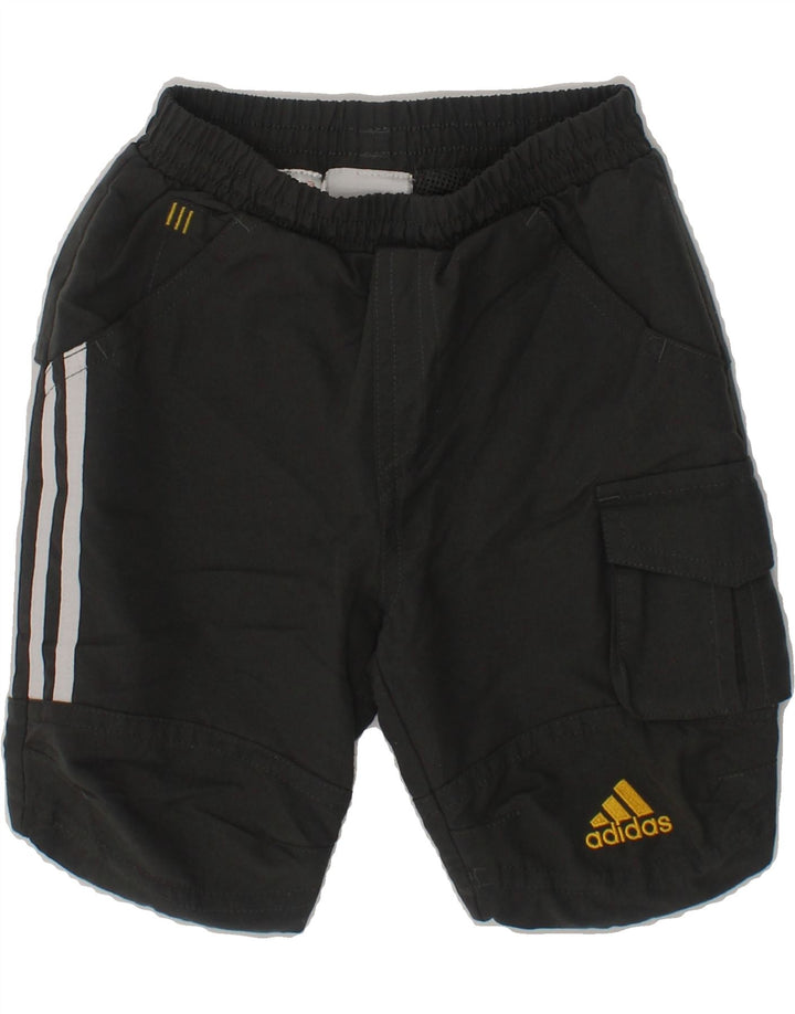 ADIDAS Baby Boys Graphic Sport Shorts 6-9 Months  Grey Polyester Vintage Adidas and Second-Hand Adidas from Messina Hembry 