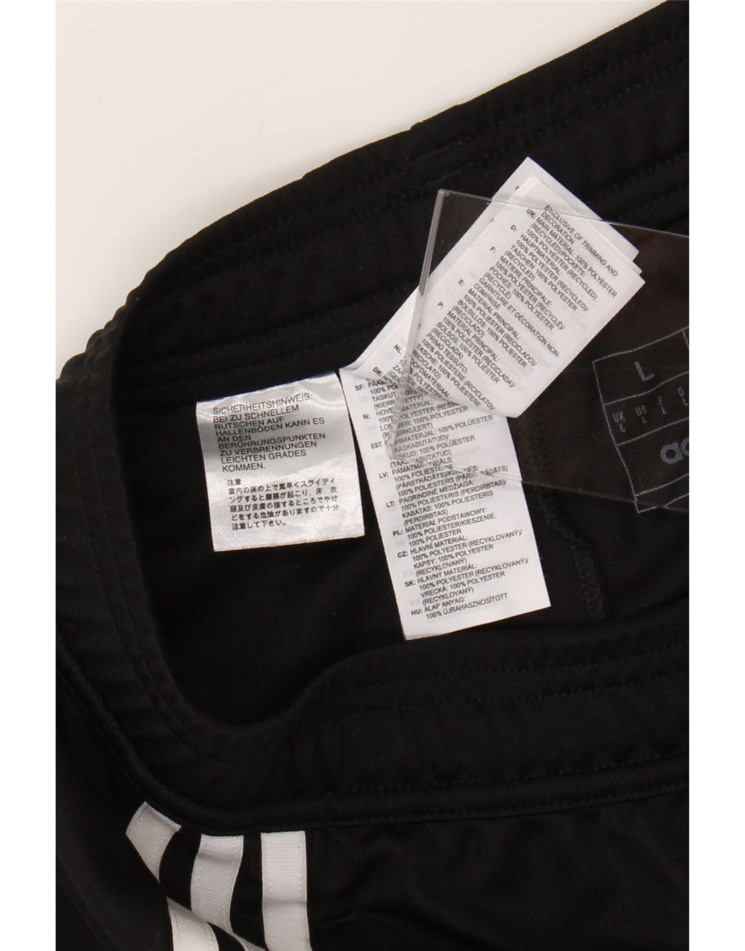 Adidas Herren Aeroready Trainingshose, groß, aus schwarzem Polyester