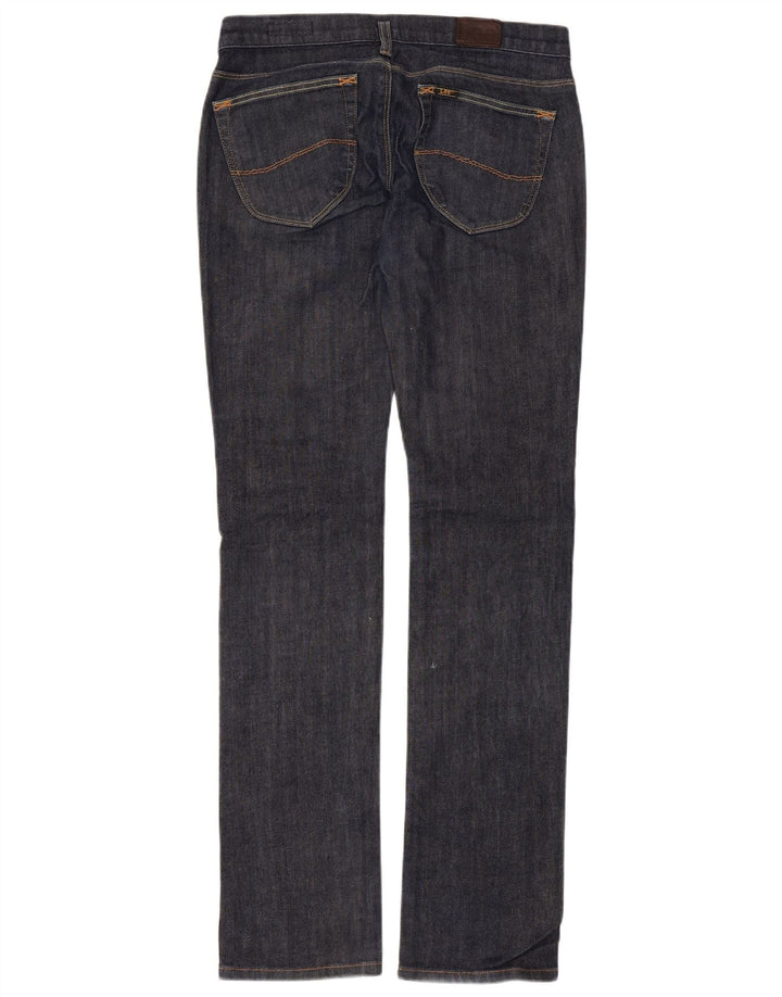 Lee Damen Lynn Slim Jeans W30 L35 Marineblau Baumwolle