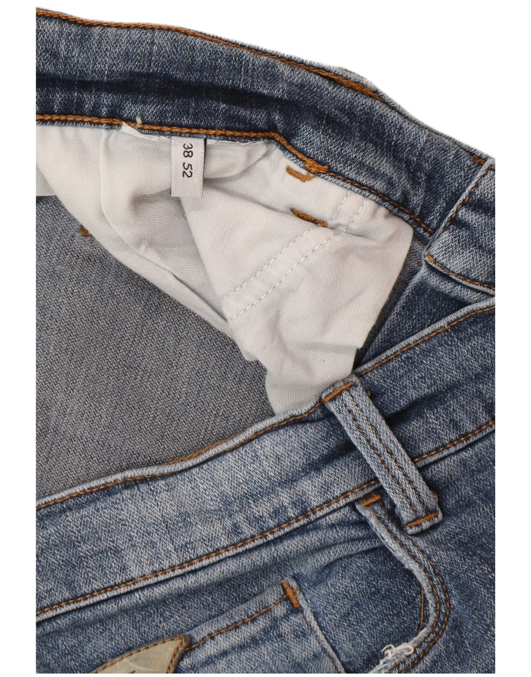 TRUSSARDI Herren Straight Jeans IT 52 XL W38 L32 Blau