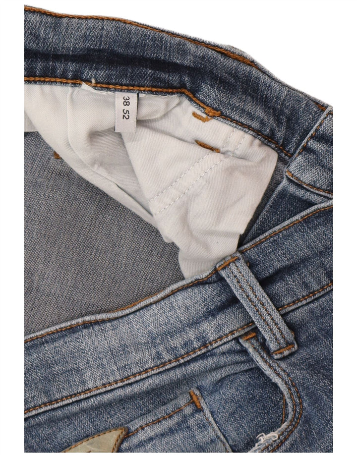 TRUSSARDI Herren Straight Jeans IT 52 XL W38 L32 Blau