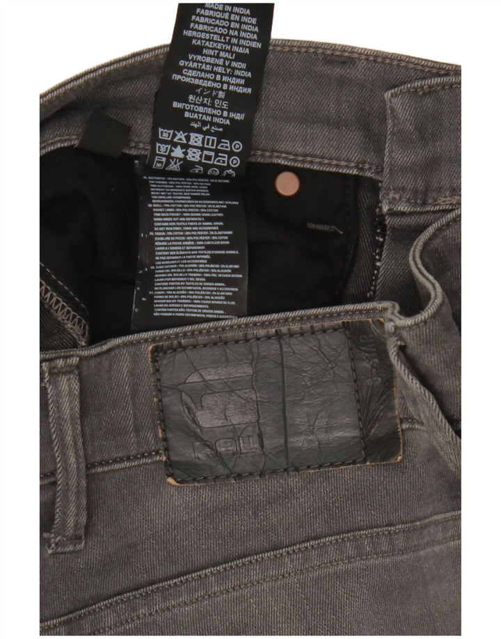 G-Star Herren Revend Slim Jeans W32 L27 Graue Baumwolle