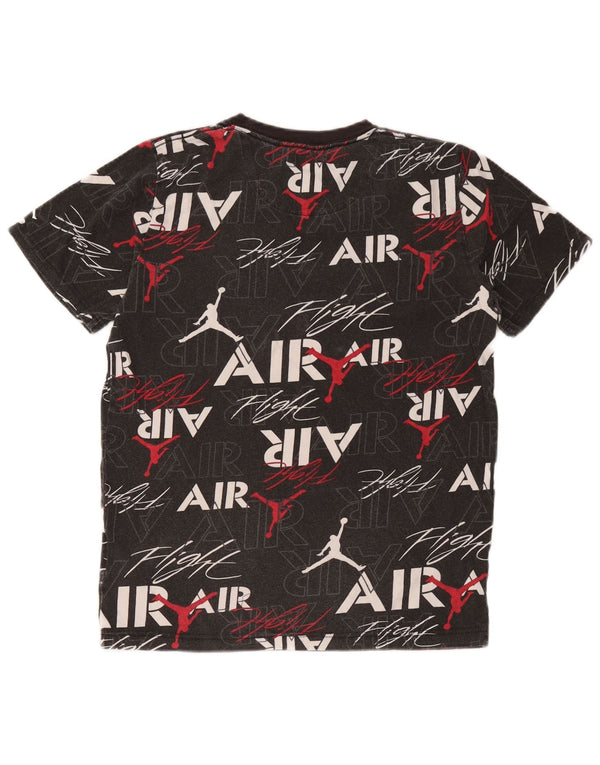 Jordan T-Shirt mit Grafik für Jungen, 13–14 Jahre, XL, schwarze Baumwolle