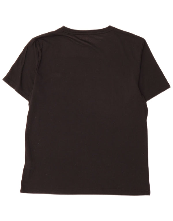 Calvin Klein Herren Golf T-Shirt Top Large Schwarz Polyester