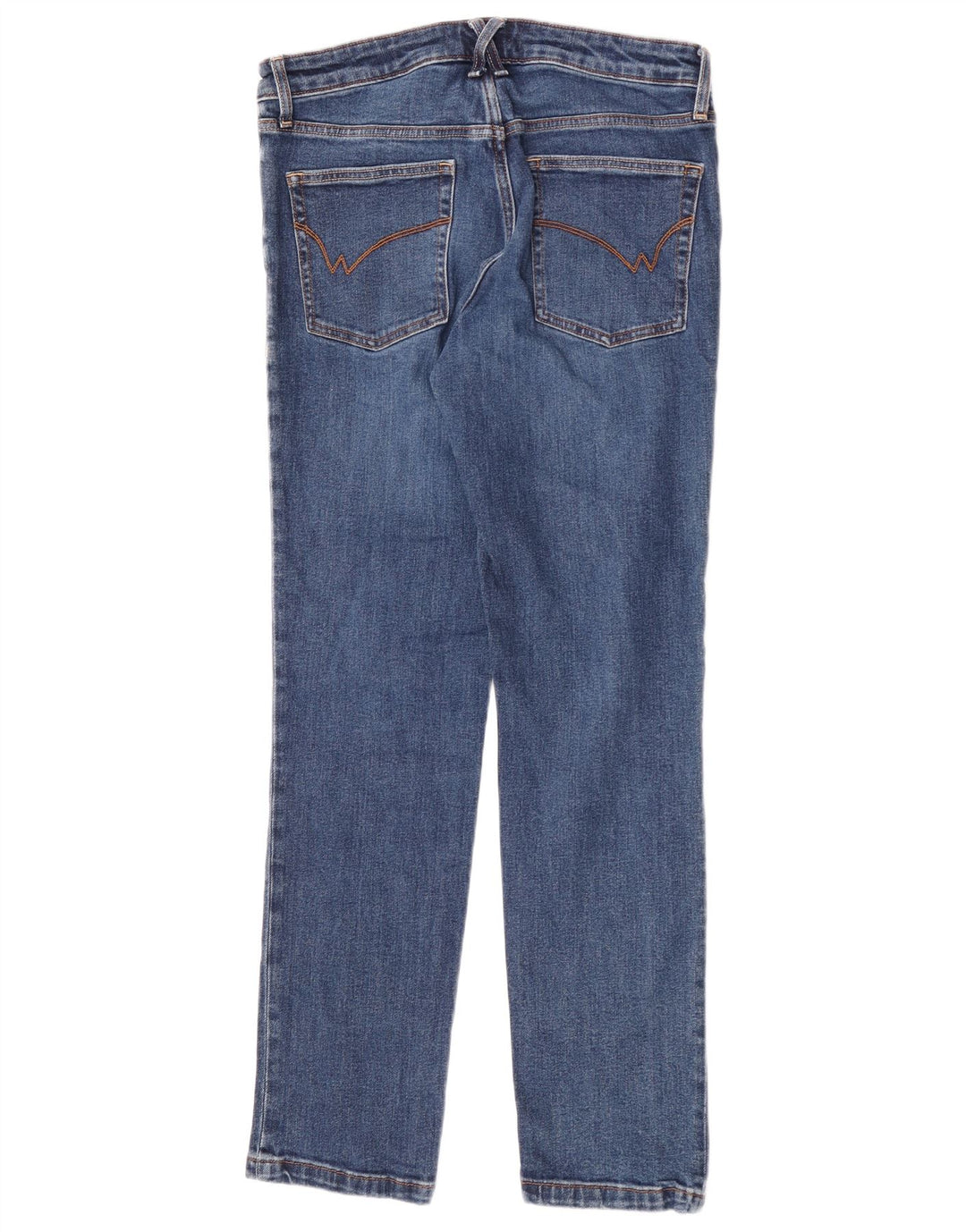 White Stuff Damen Straight Jeans UK 12 Medium W30 L30 Blaue Baumwolle