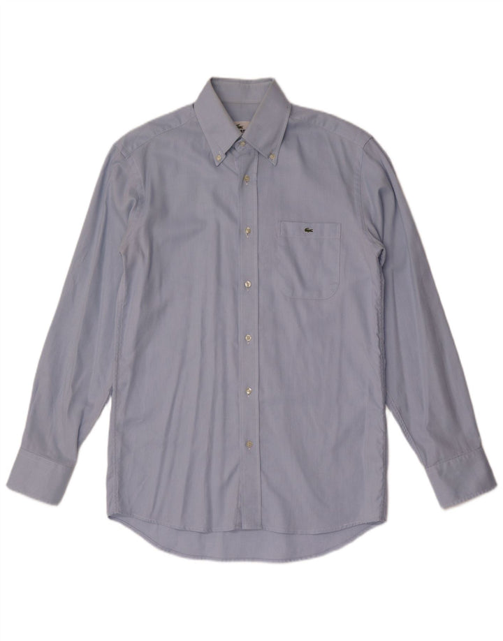 Lacoste Herrenhemd Größe 39 Mittelblau