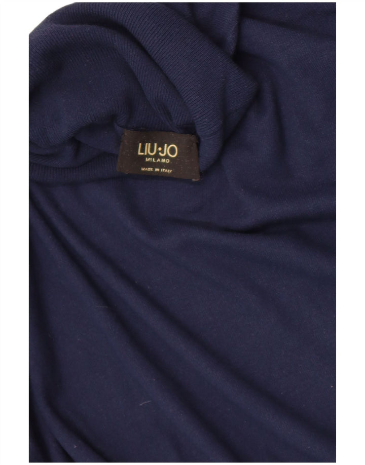 Liu Jo Rollkragenpullover für Damen, Gr. 12, mittleres Marineblau