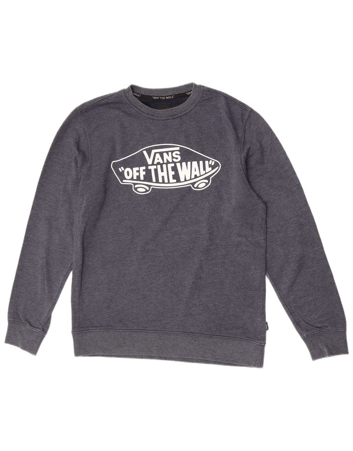 Vans Herren-Sweatshirt mit Grafik, mittelgroß, Marineblau