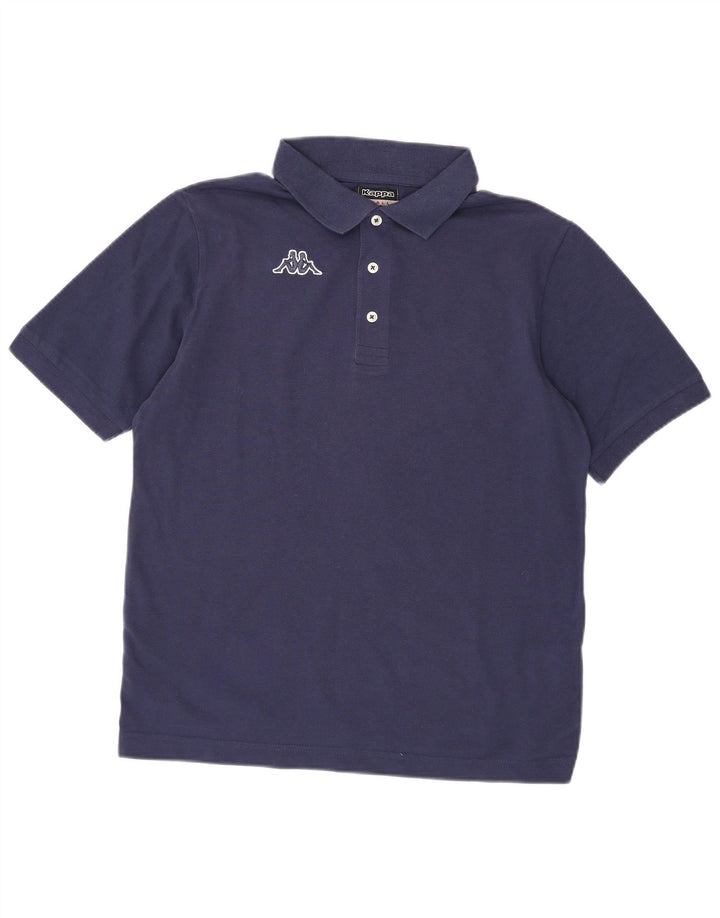 Kappa Herren-Poloshirt, klein, marineblau, Baumwolle