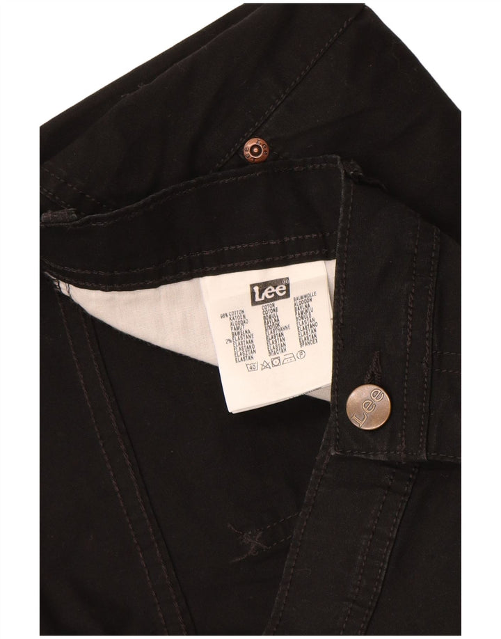 LEE Herren Brooklyn Straight Freizeithose W36 L34 Schwarze Baumwolle