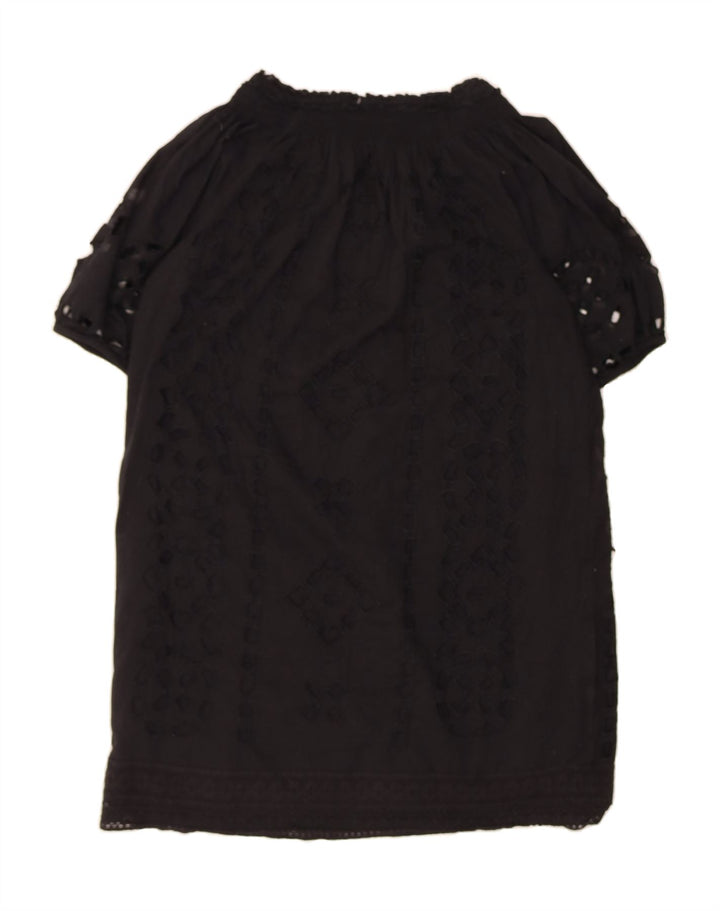 MICHAEL KORS Womens Basic Dress UK 14 Medium Black Cotton Vintage Michael Kors and Second-Hand Michael Kors from Messina Hembry 