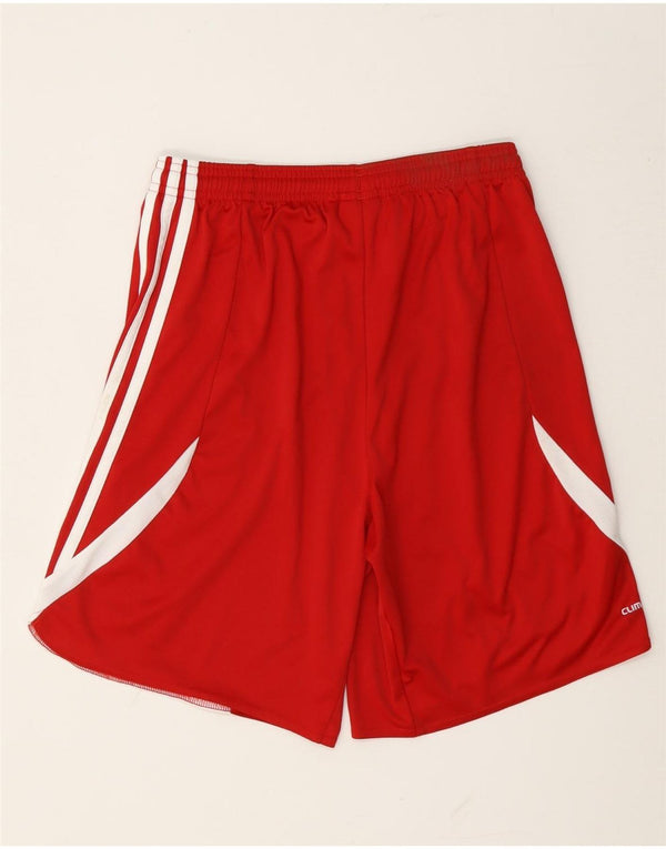 Adidas Damen Climacool Sport Shorts UK 6 XS Rot Colourblock Polyester