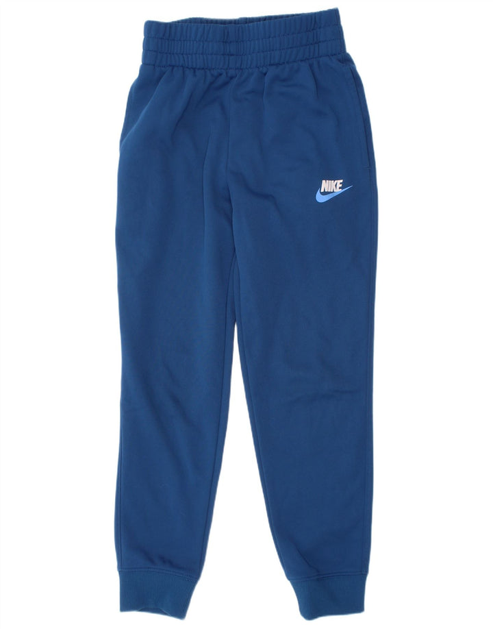 Nike Jungen-Trainingshose, Jogginghose, 6–7 Jahre, XS, Blau, Polyester
