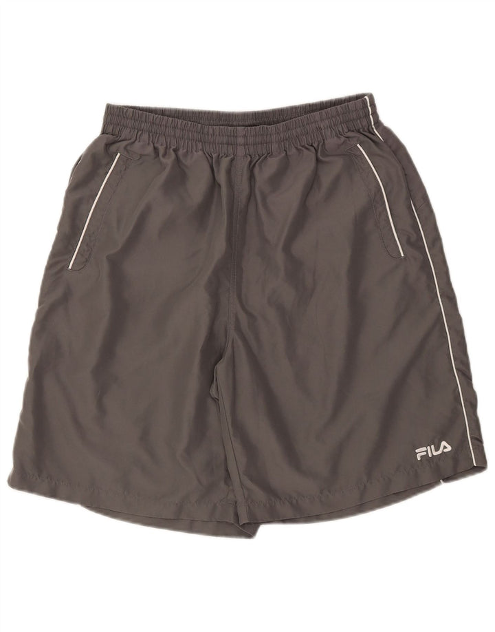 Fila Herren Sportshorts XL Grau Polyester