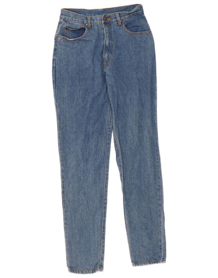 Vintage Damen Straight Jeans W28 L32 Blaue Baumwolle