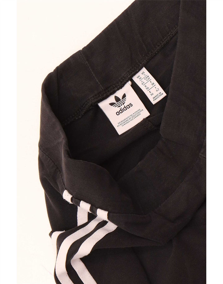 Adidas Damen Leggings UK 10 Small Schwarz