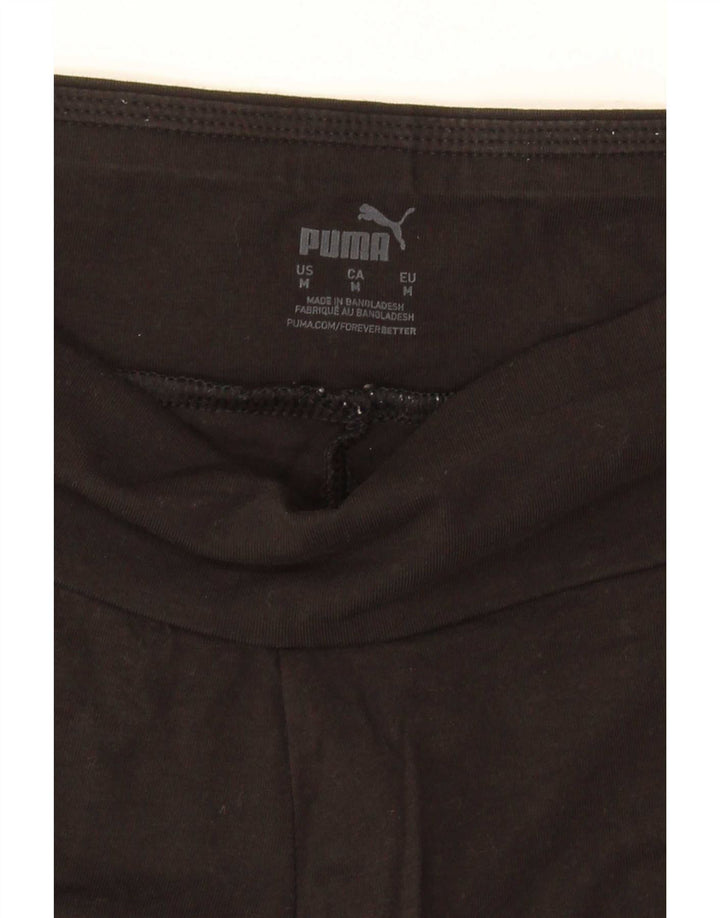Puma Damen Graphic Sport Shorts UK 12 Medium Schwarz