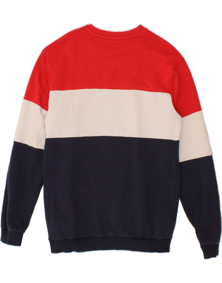 FILA Herren-Sweatshirt mit Grafik, mittelgroß, mehrfarbig, Farbblock