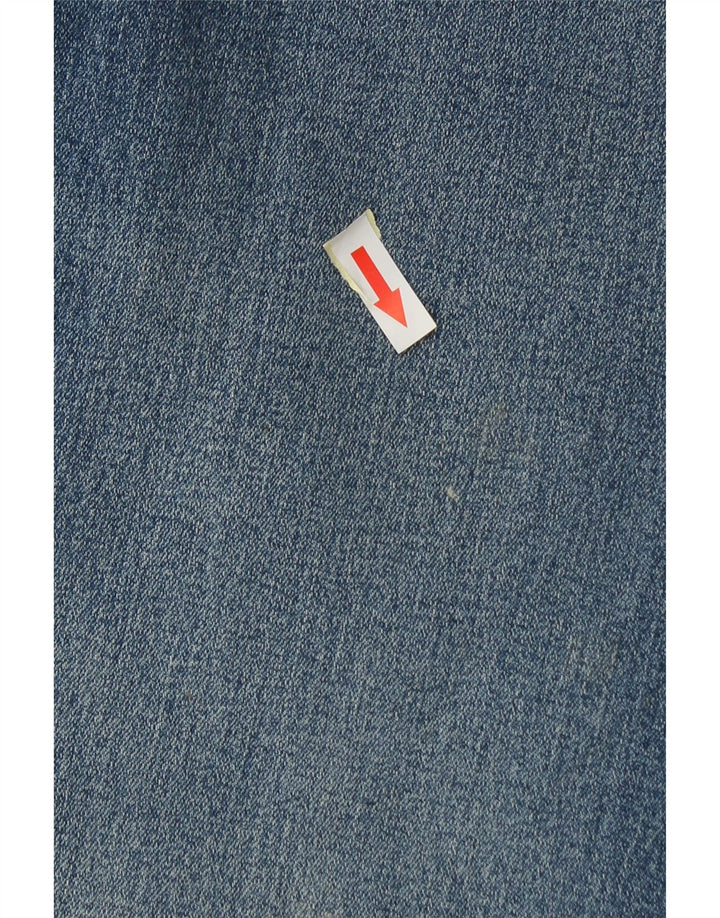 Marks & Spencer Damen Slim Jeans UK 14 Large W36 L29 Blaue Baumwolle