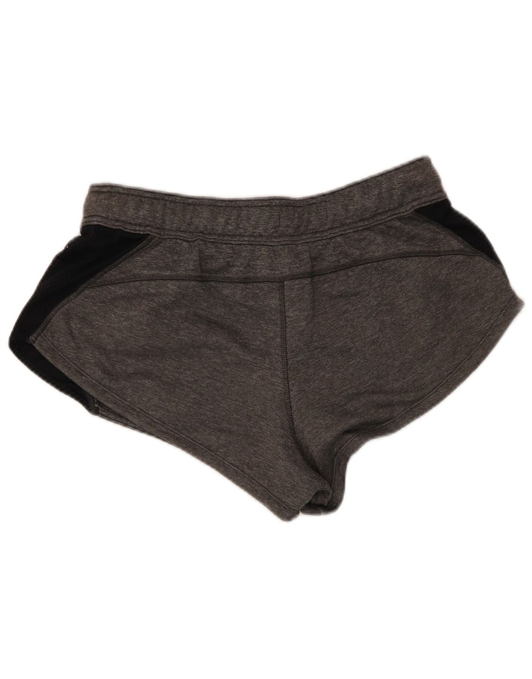 Under Armour Damen Sportshorts UK 14 Mittelgraues Colourblock-Polyester
