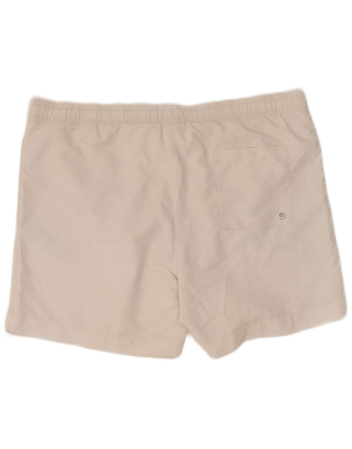 Calvin Klein Herren-Badeshorts mit Grafik, mittelweißes Polyester