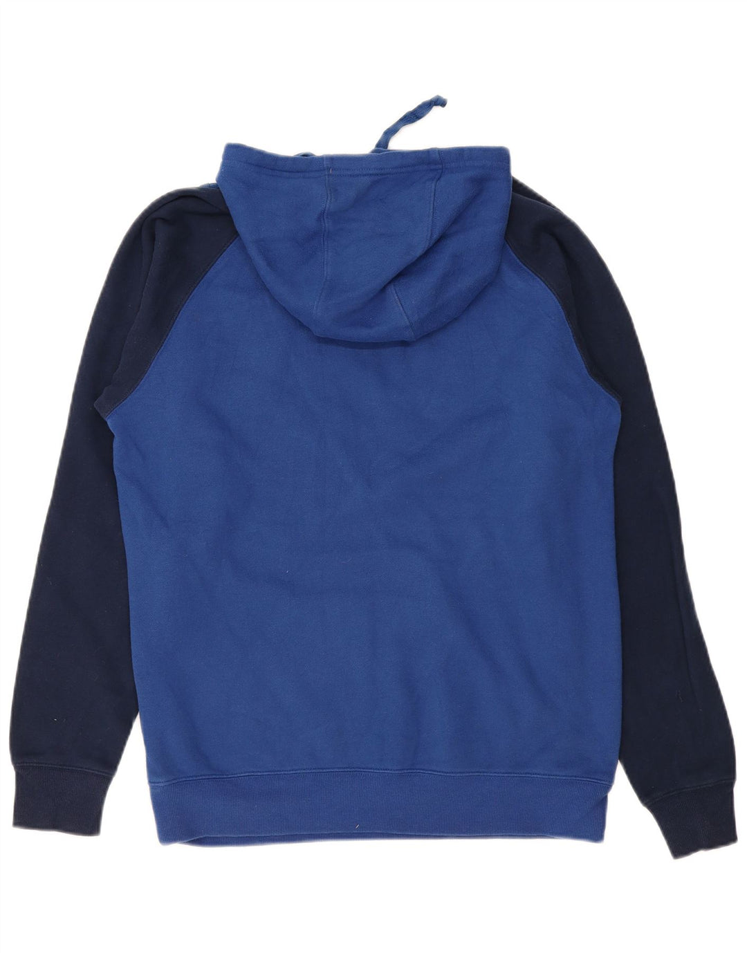 COLUMBIA Mens Hoodie Jumper Medium Blue Colourblock Cotton